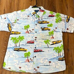 Vintage Pineapple Connection Hawaiian Button Down Shirt